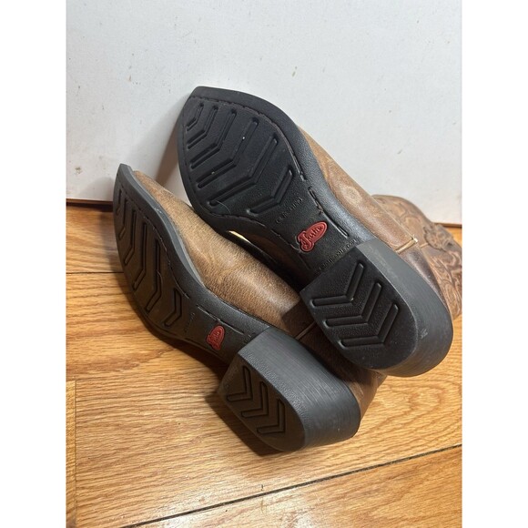 Justin Brown L2561 McKayla Leather Western Cowboy Cowgirl Boots Women Size 8.5 B - Picture 6 of 9